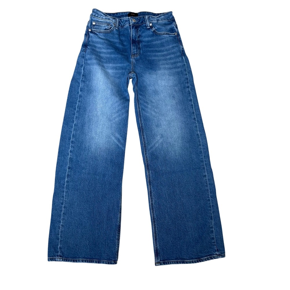 Quince Women Bella Relaxed Straight Jeans Atlantic Blue Stretch 29